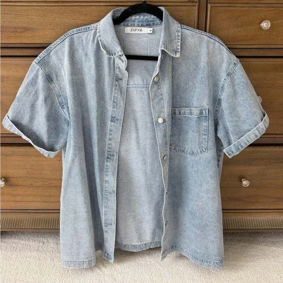 PARKE Denim Shirt - Picture 2 of 3